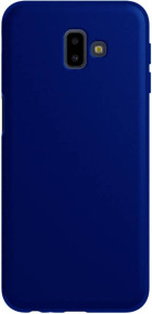 Луксозен силиконов гръб ТПУ ултра тънък МАТ за Samsung Galaxy J6 Plus 2018 J610F син